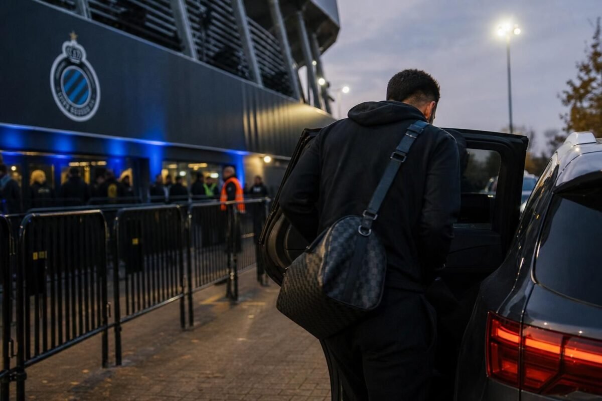 Transfercontext rond Club Brugge en een mogelijk dossier op de Zweedse markt.