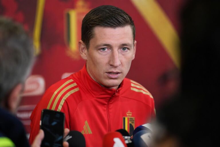 Hans Vanaken bij de Rode Duivels tijdens een WK-context