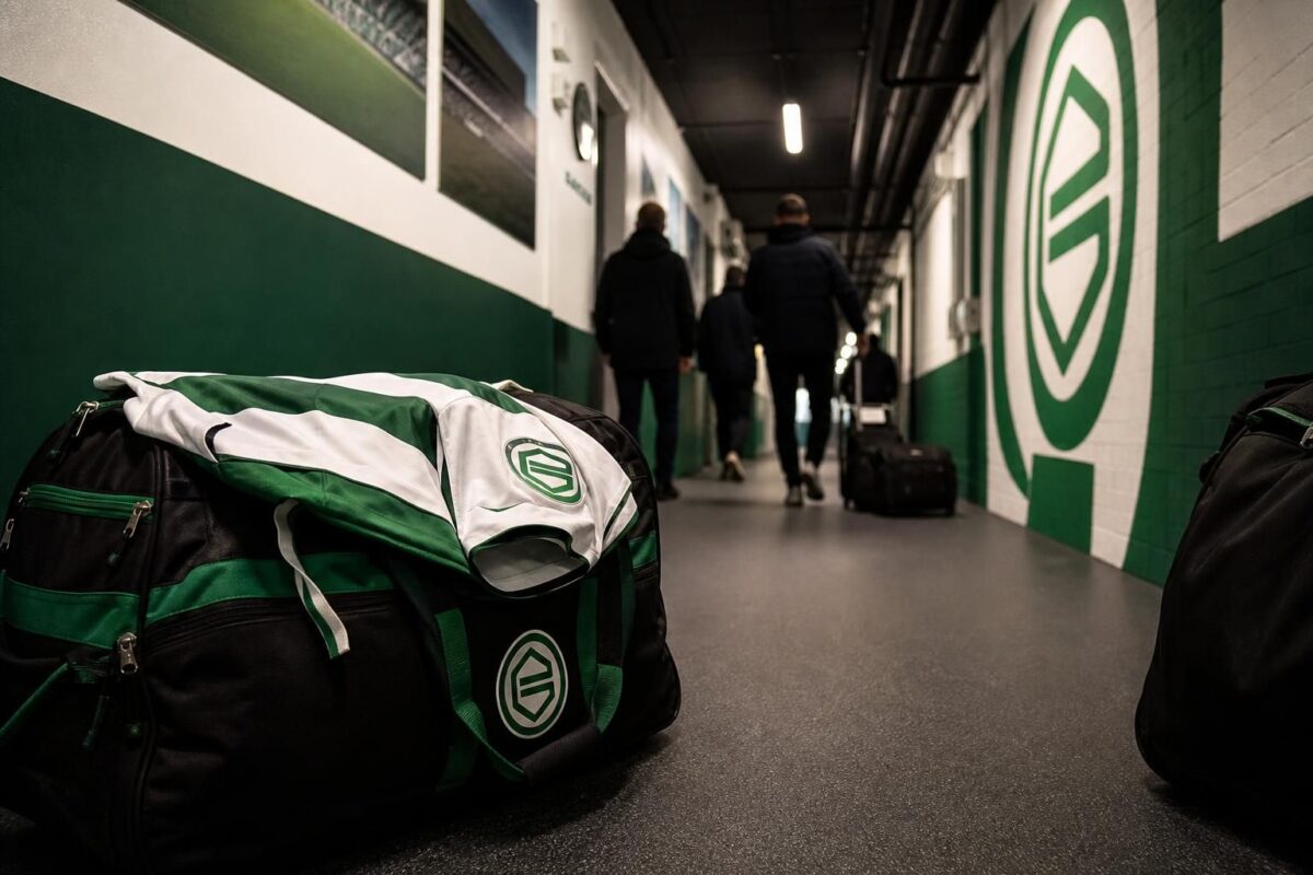 Sfeerbeeld rond het afscheid van Marvin Peersman bij FC Groningen