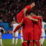 Turkse spelers vieren een late WK-treffer tegen de Verenigde Staten zonder herkenbare gezichten
