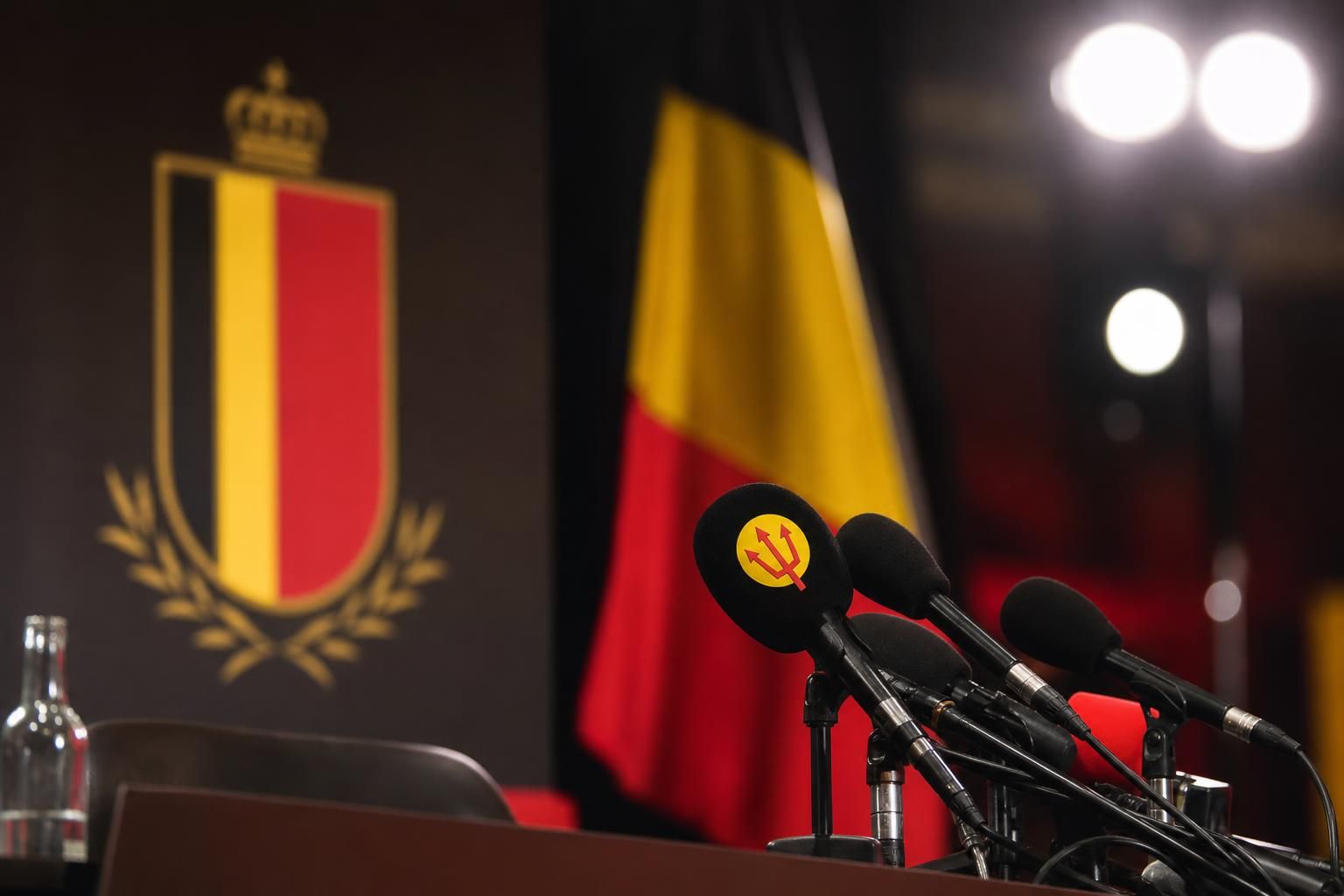 Persmoment voor België tegen Nieuw-Zeeland op het WK met voelbare spanning