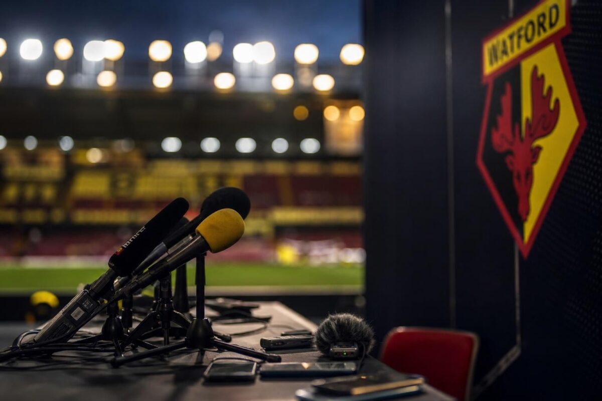 Gespannen persomgeving rond een disciplinaire kwestie bij Watford.