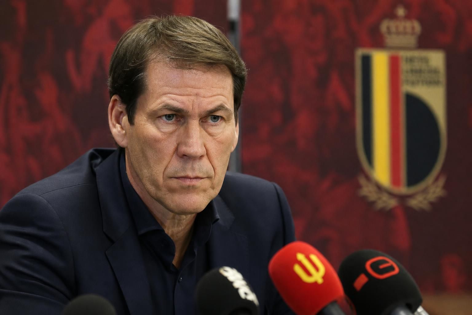 Rudi Garcia in een gespannen perscontext bij de Rode Duivels tijdens het WK