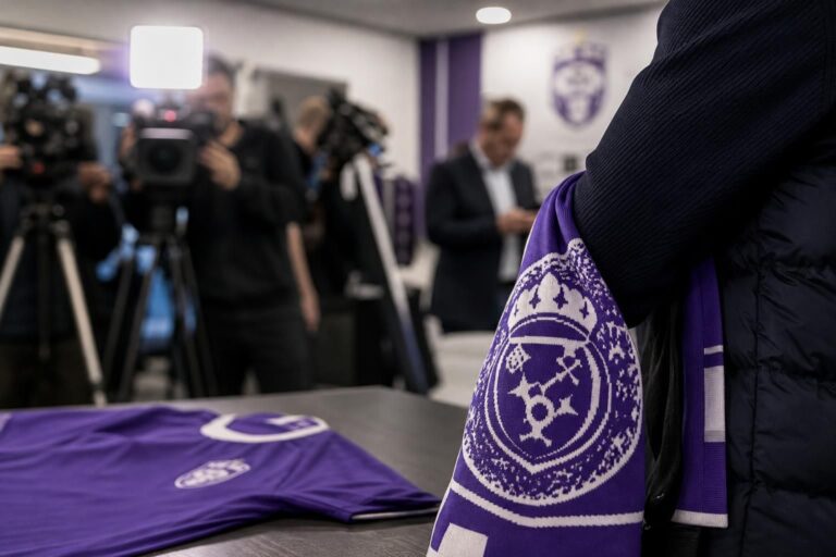 Transferpresentatie in de sfeer van Patro Eisden zonder herkenbare gezichten