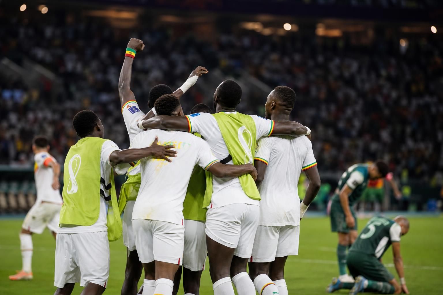 Senegal viert tijdens de ruime WK-zege tegen Irak
