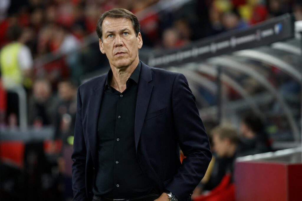 Rudi Garcia bij de Rode Duivels voor de WK-wedstrijd tegen Nieuw-Zeeland