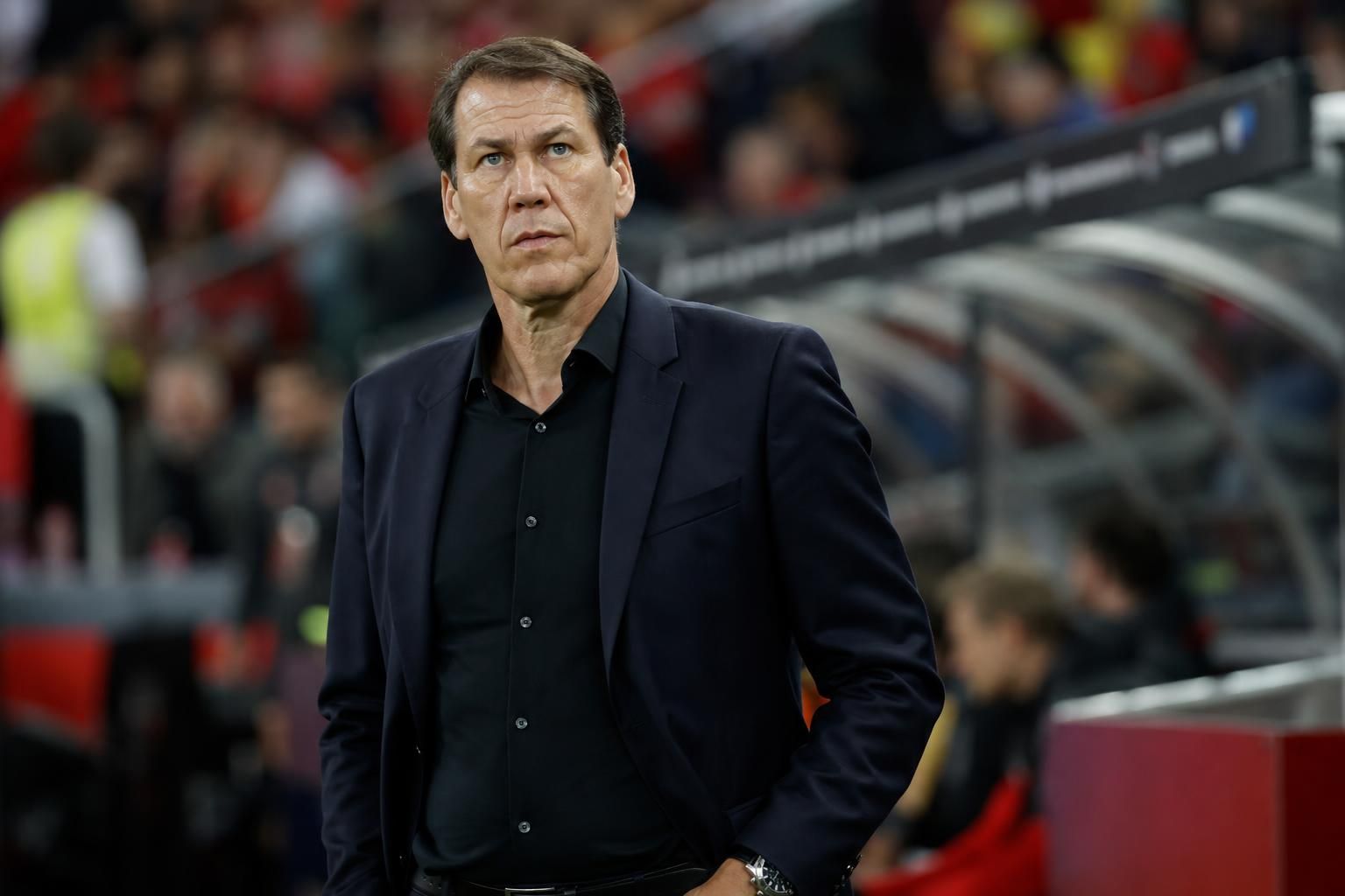 Rudi Garcia bij de Rode Duivels voor de WK-wedstrijd tegen Nieuw-Zeeland
