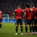 Spannend moment rond een vrije trap bij de Rode Duivels tijdens het WK