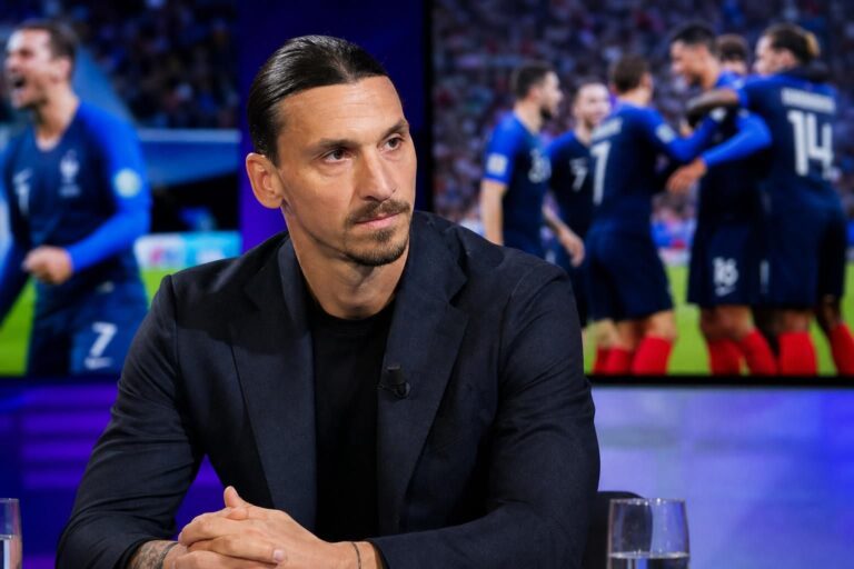 Zlatan Ibrahimovic tijdens een voetbalanalyse over Frankrijk als WK-favoriet