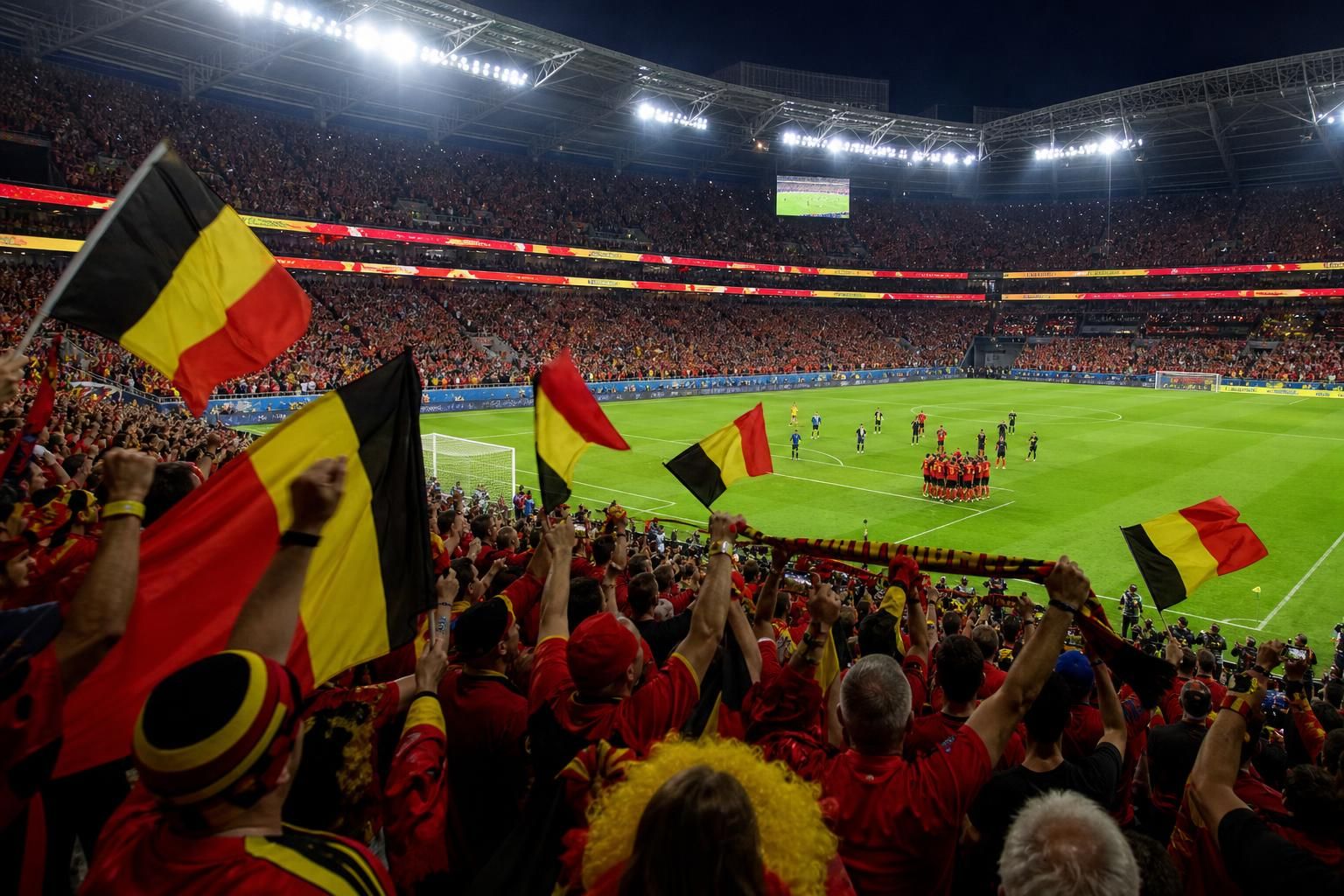 Rode Duivels vieren tijdens het WK 2026 na de groepswinst