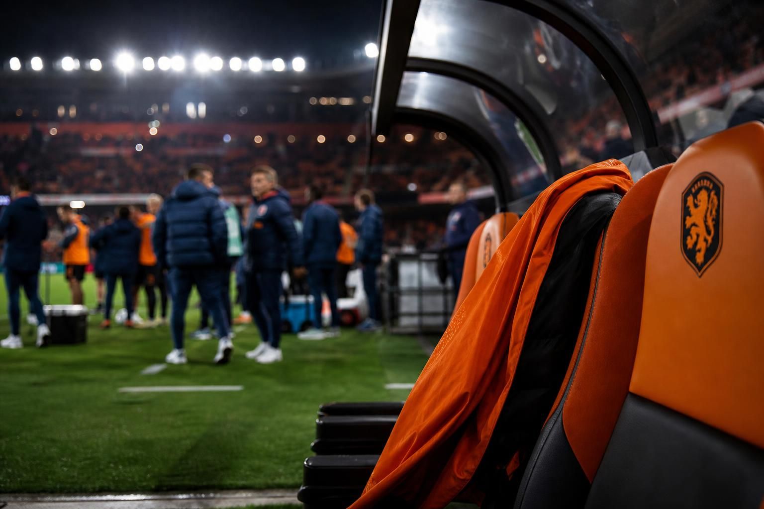 Somber Oranje-moment in een WK-stadion zonder herkenbare gezichten
