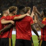Rode Duivels vieren tijdens de ruime zege tegen Nieuw-Zeeland