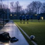 Sfeerbeeld van de jeugdwerking van Club Brugge bij een afscheid uit de academy