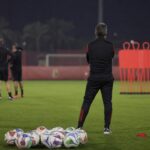 Training van de Rode Duivels in WK-context met focus op spanning en wedstrijdvoorbereiding