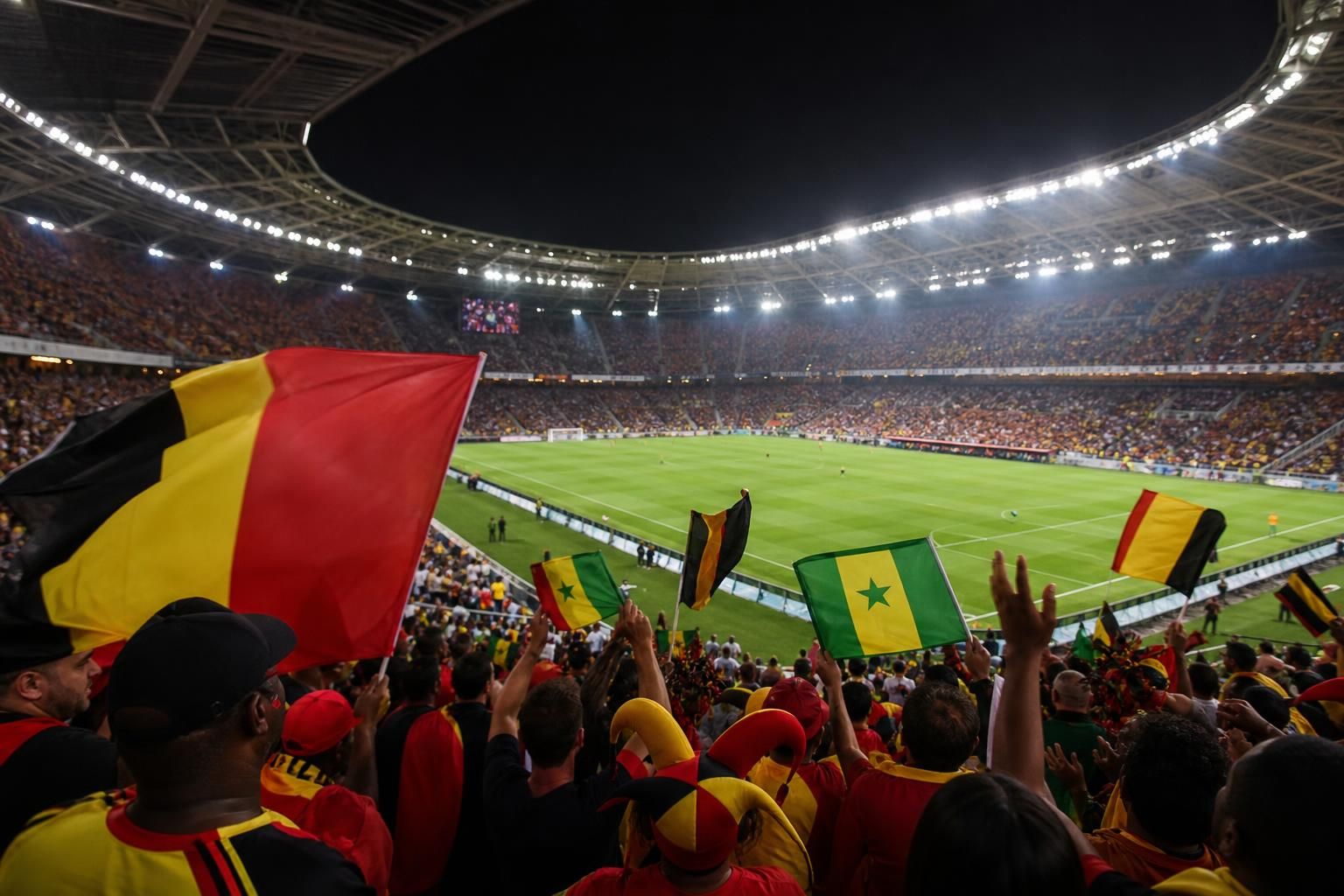 Gespannen WK-sfeer rond een achtste finale van de Rode Duivels tegen Senegal
