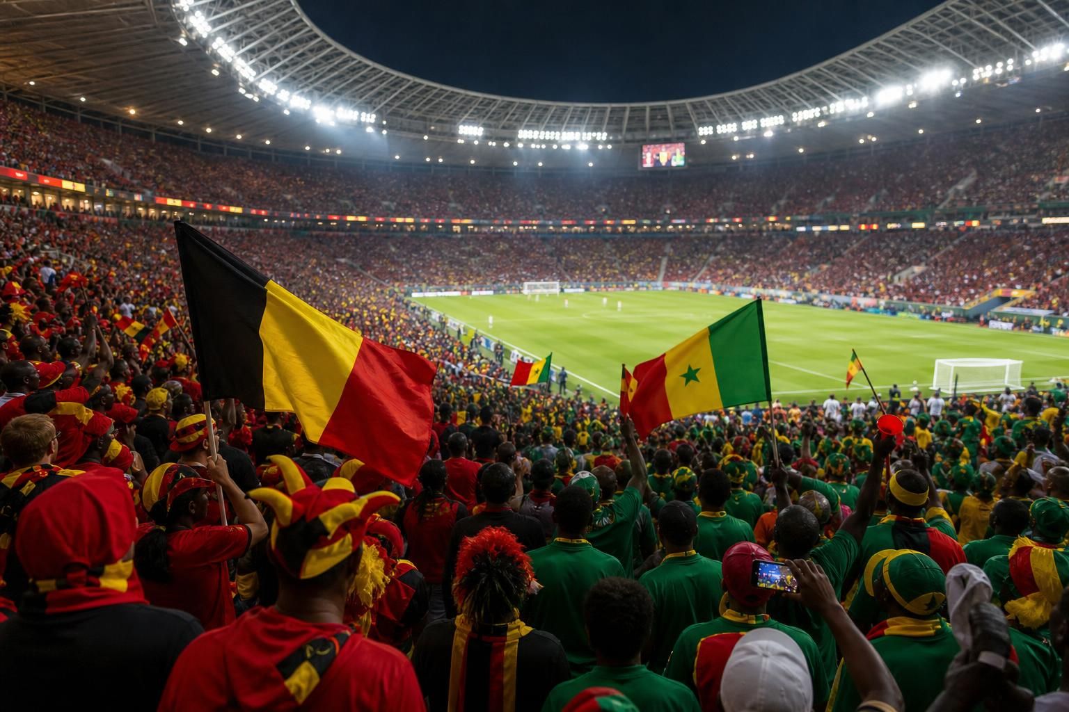 Gespannen WK-sfeer rond een duel tussen de Rode Duivels en Senegal