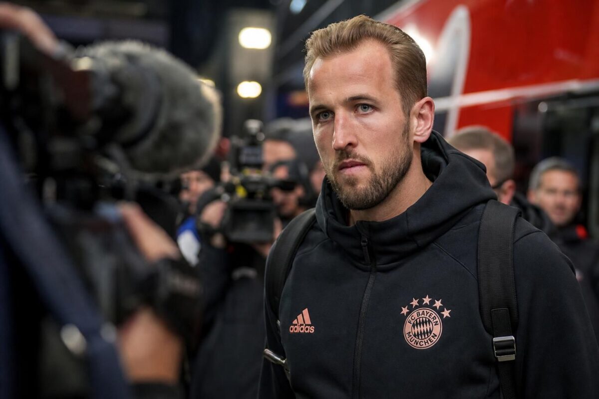 Harry Kane in een gespannen transfercontext rond Bayern München en Barcelona