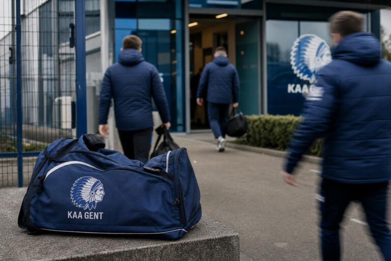 Transfercontext rond KAA Gent met focus op drukke zomermercato zonder herkenbare gezichten