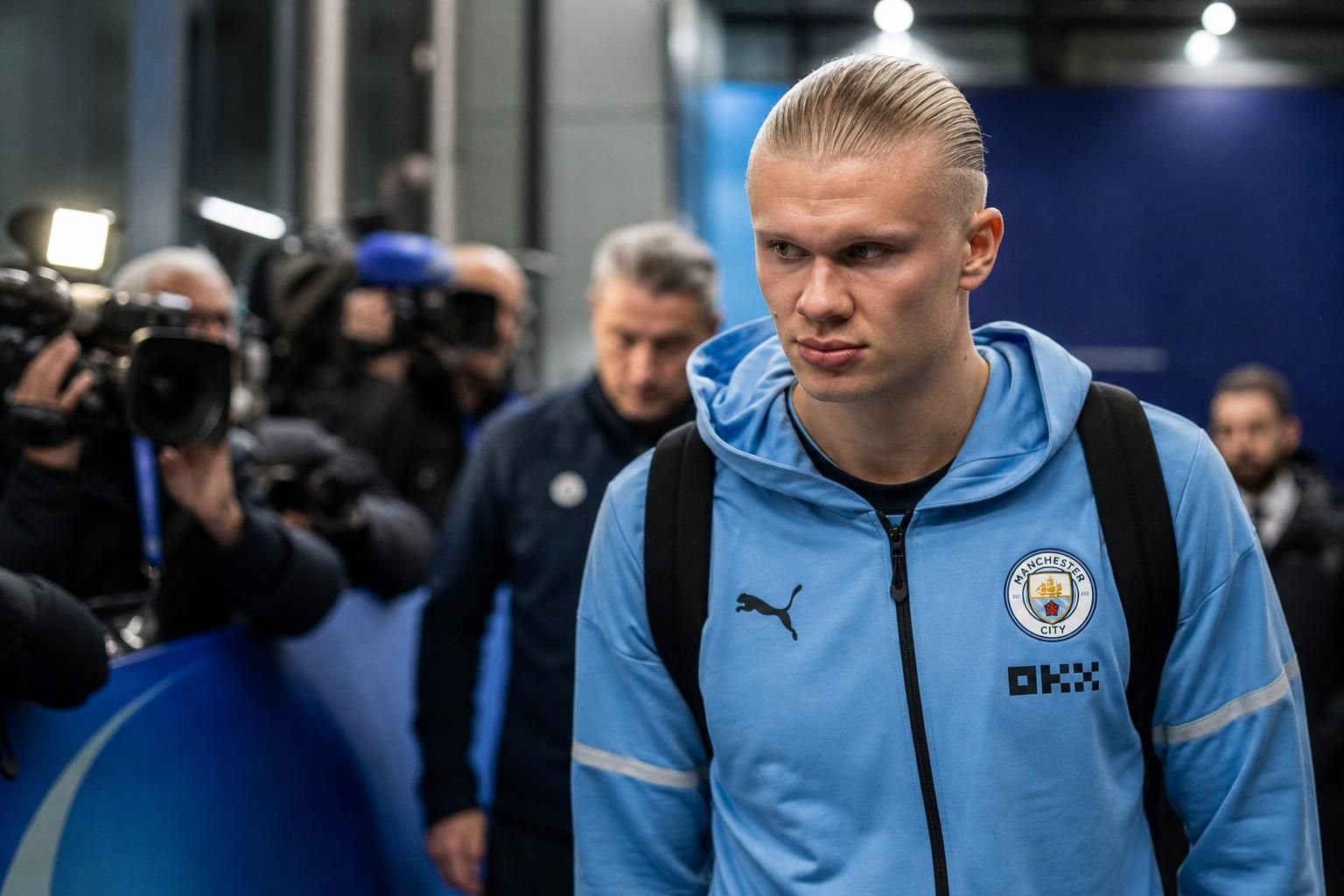 Erling Haaland in Manchester City-context bij transfergeruchten rond Real Madrid