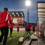 Training van Royal Antwerp FC op de Bosuil bij de start van de voorbereiding