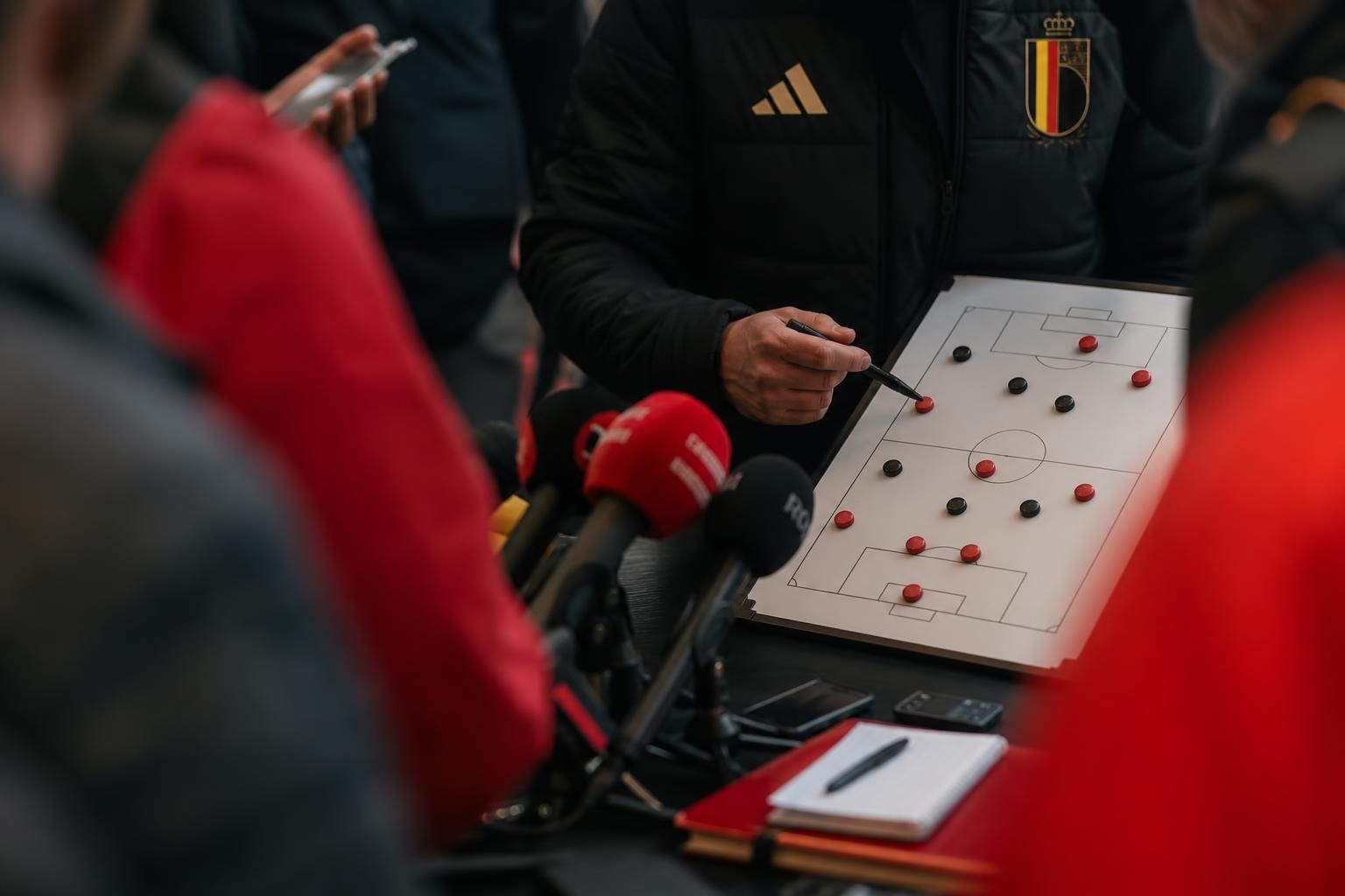 Tactische analyse rond de Rode Duivels in een gespannen perscontext