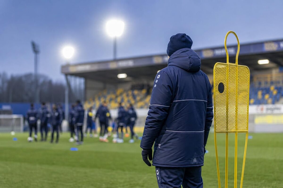 Sfeerbeeld bij SK Beveren in aanloop naar de terugkeer naar de Jupiler Pro League