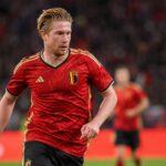 Kevin De Bruyne in actie voor de Rode Duivels tijdens het WK 2026