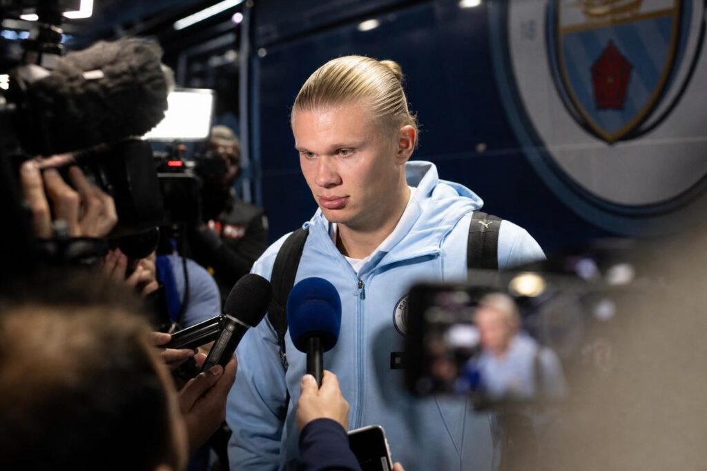 Erling Haaland in de context van de scherpe reactie van Manchester City op Real Madrid-verhalen