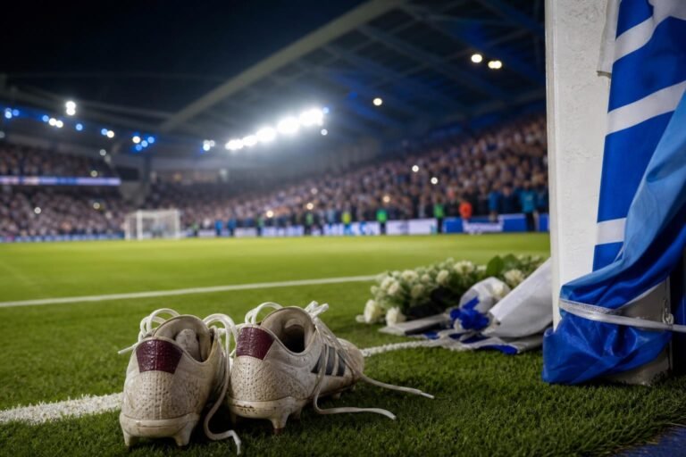 Afscheidsbeeld bij de carrièrestop van James Milner in de Premier League