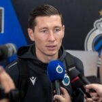Hans Vanaken tijdens een persmoment bij Club Brugge.
