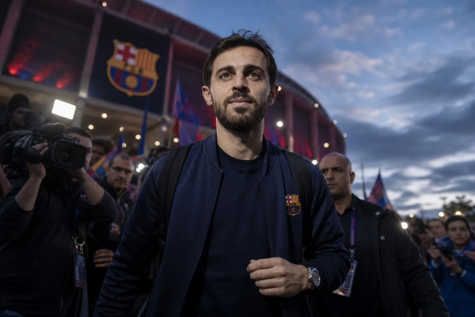 Bernardo Silva in een transfercontext rond FC Barcelona
