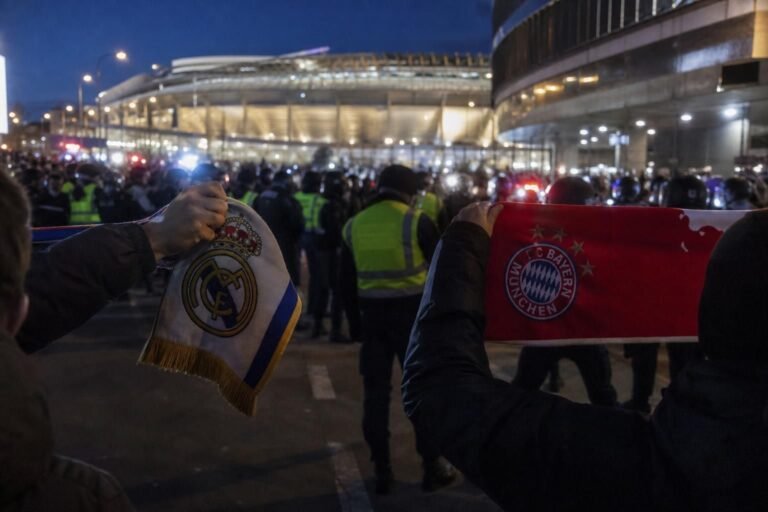 Transfercontext rond Real Madrid en Bayern München met gespannen stadiondecor