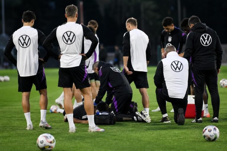 Spanningsvolle trainingscontext bij Duitsland in aanloop naar het WK