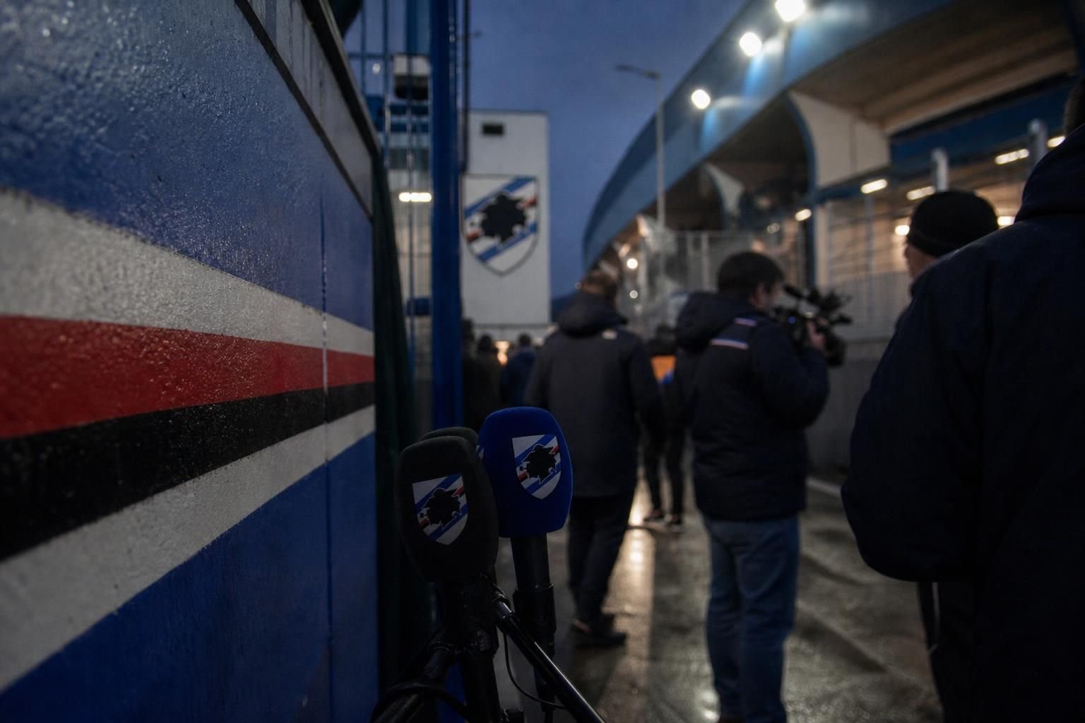 Sfeerbeeld rond Sampdoria bij een mogelijke trainerswissel