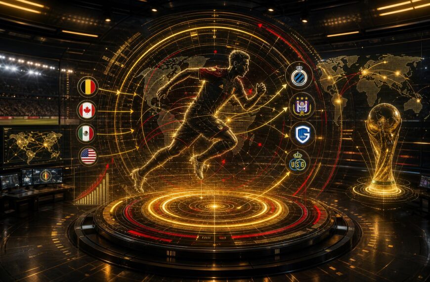 Tweerichtingsflank op een scoutingradar richting WK 2026 en transfermarkt.