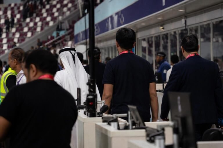 Tense international football press setting around Iran and World Cup access concerns