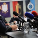 Persmoment rond Belgische voetbalfinanciën en loonspanning in de Jupiler Pro League
