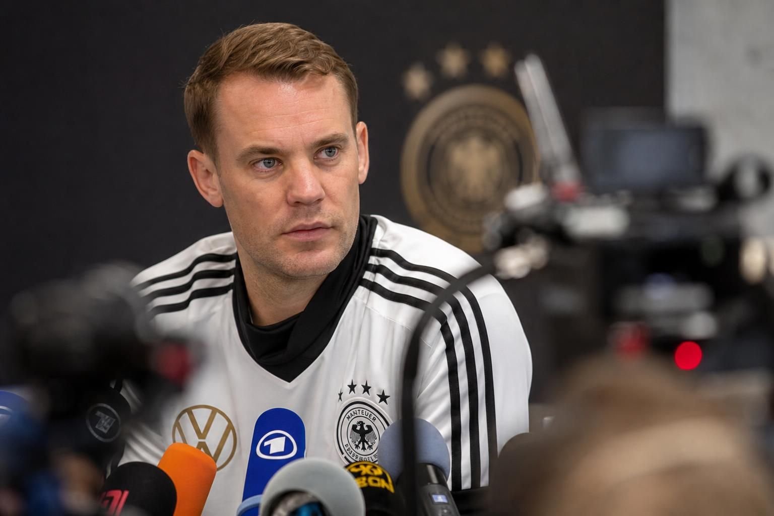 Manuel Neuer bij Duitsland in aanloop naar het WK