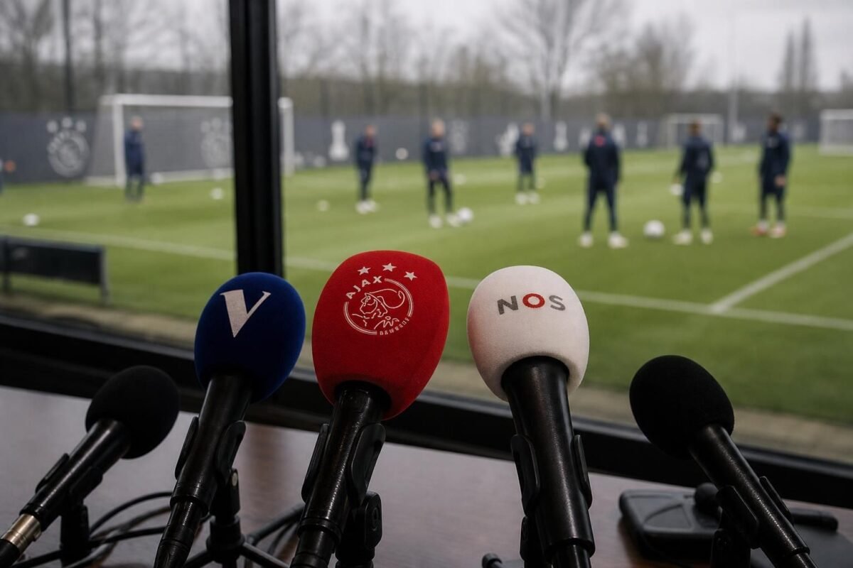 Perscontext rond Oscar Garcia en Ajax zonder herkenbare gezichten