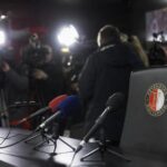 Gespannen persmoment rond Feyenoord na de breuk met Robin van Persie.