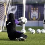 Keeperstraining bij RSC Anderlecht in aanloop naar een nieuw seizoen