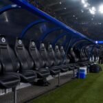 Gespannen sfeer rond de dug-out van Club Brugge in Jan Breydel