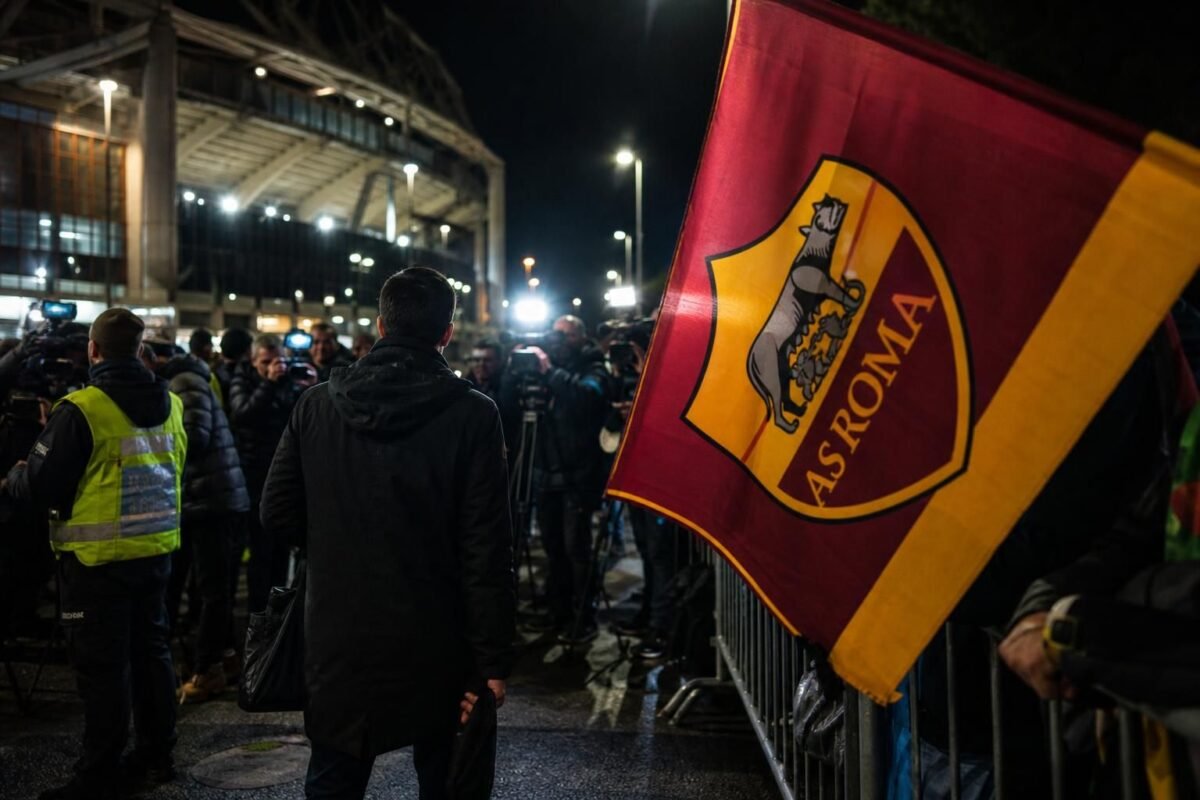 Transfercontext rond AS Roma en Mason Greenwood aan het Stadio Olimpico
