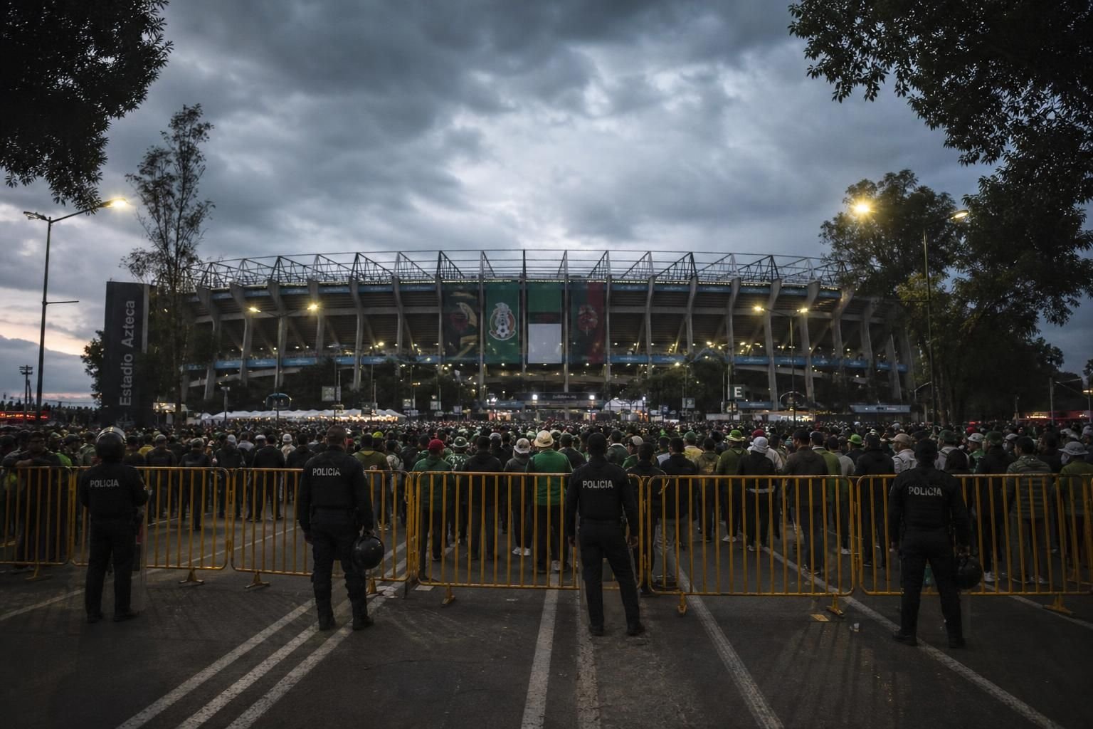 Protest rond het Aztekenstadion overschaduwt de aanloop naar de WK-opener.