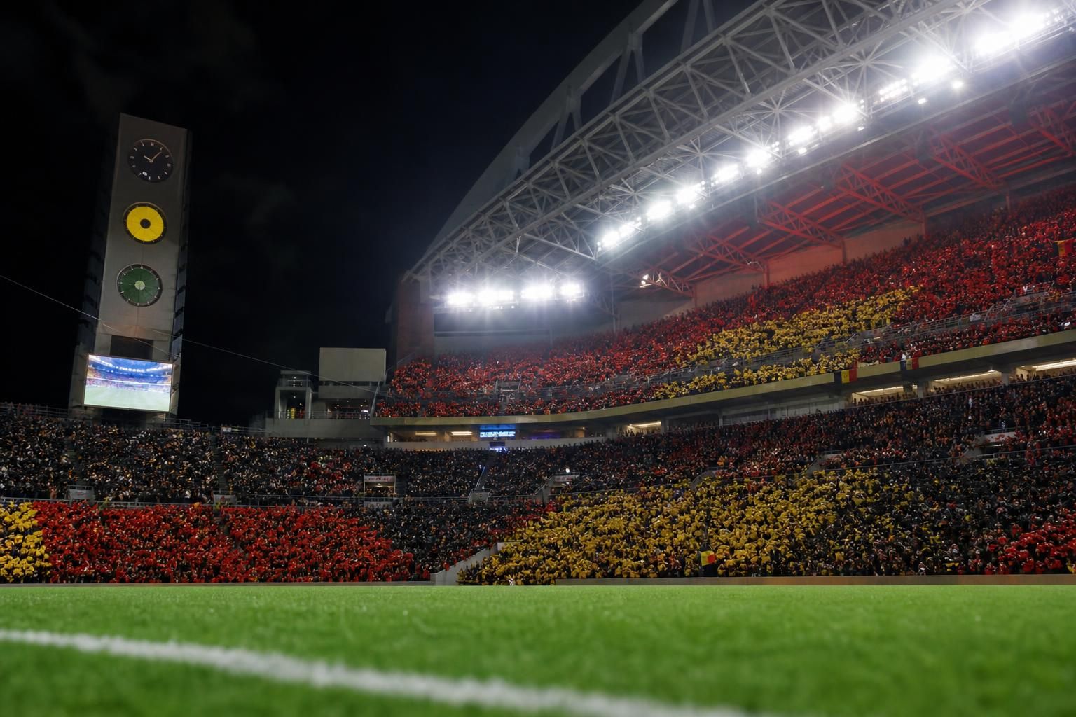 Sfeerbeeld van de Rode Duivels in WK-context in Seattle