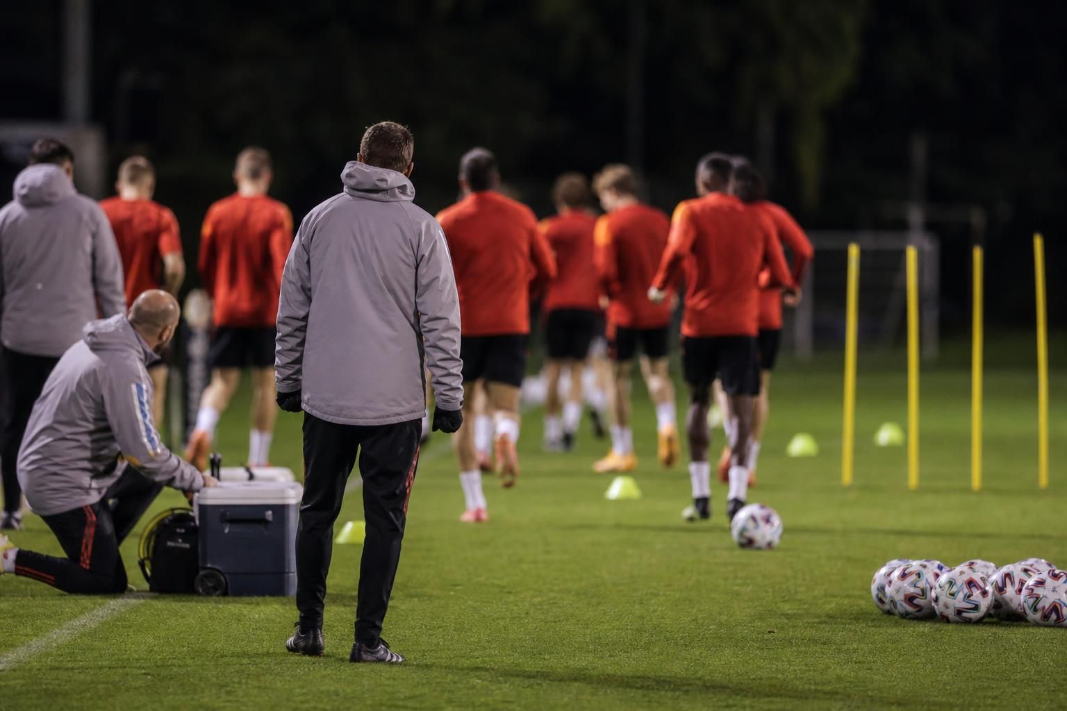 Trainingssfeer bij de Rode Duivels richting WK na zorgen rond Jérémy Doku