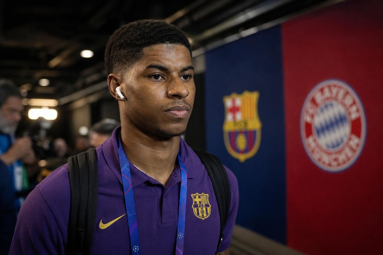 Marcus Rashford in een transfercontext rond Barcelona en Bayern München