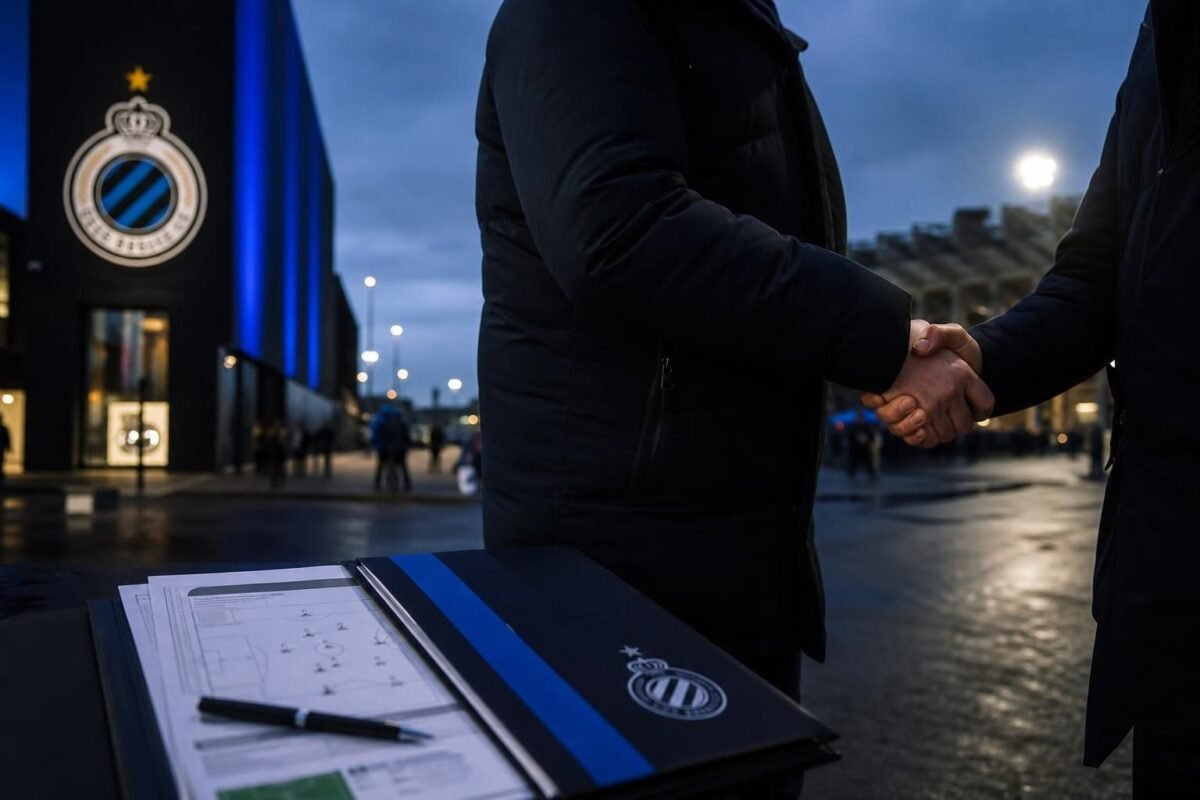 Transfergerichte sfeer rond Club Brugge zonder herkenbare spelers