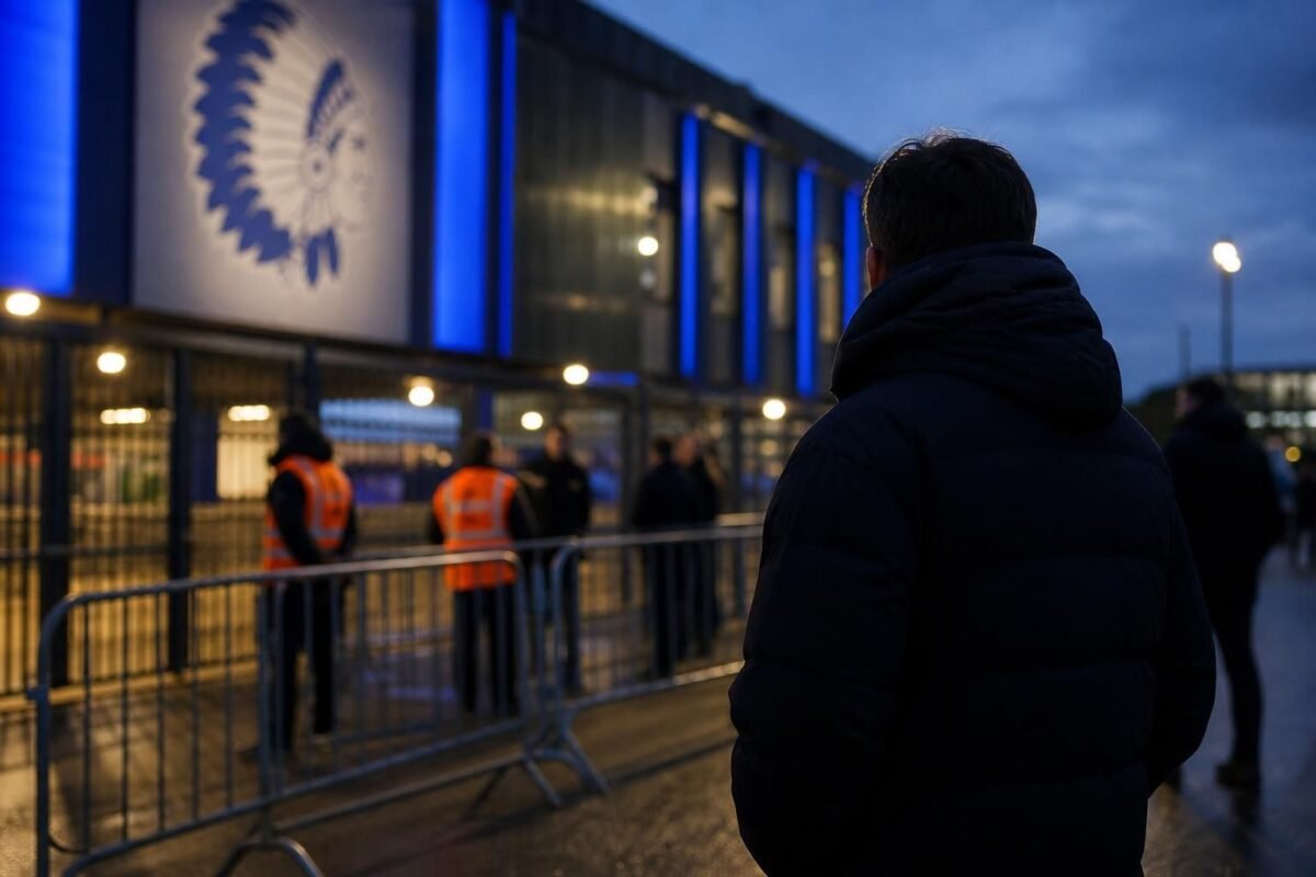 Transfersfeer rond KAA Gent met focus op onzekerheid en clubcontext zonder herkenbare gezichten