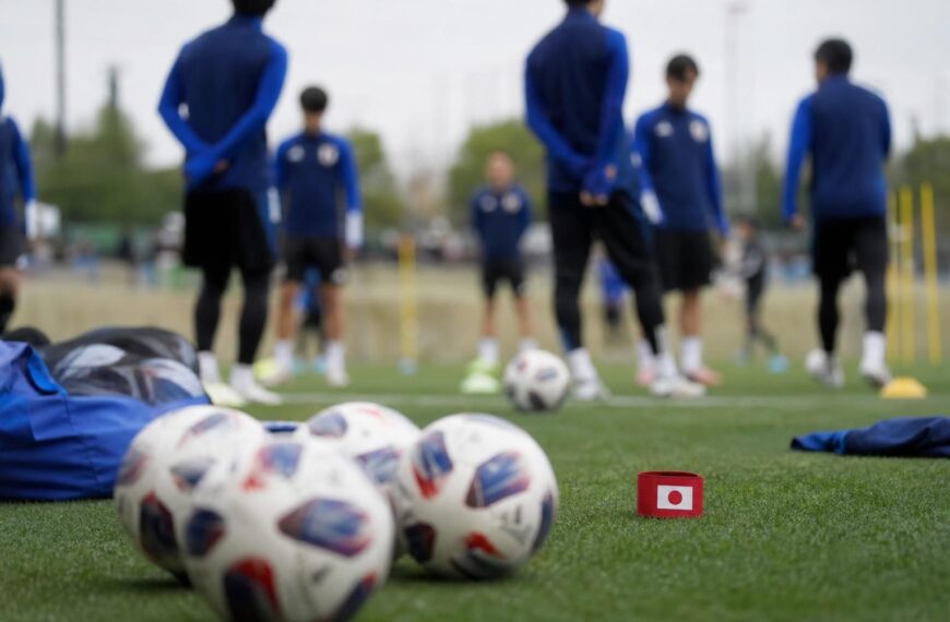 Gespannen Japanse training in aanloop naar het WK zonder herkenbare gezichten